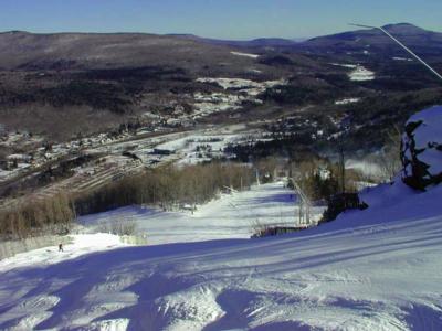 skiing